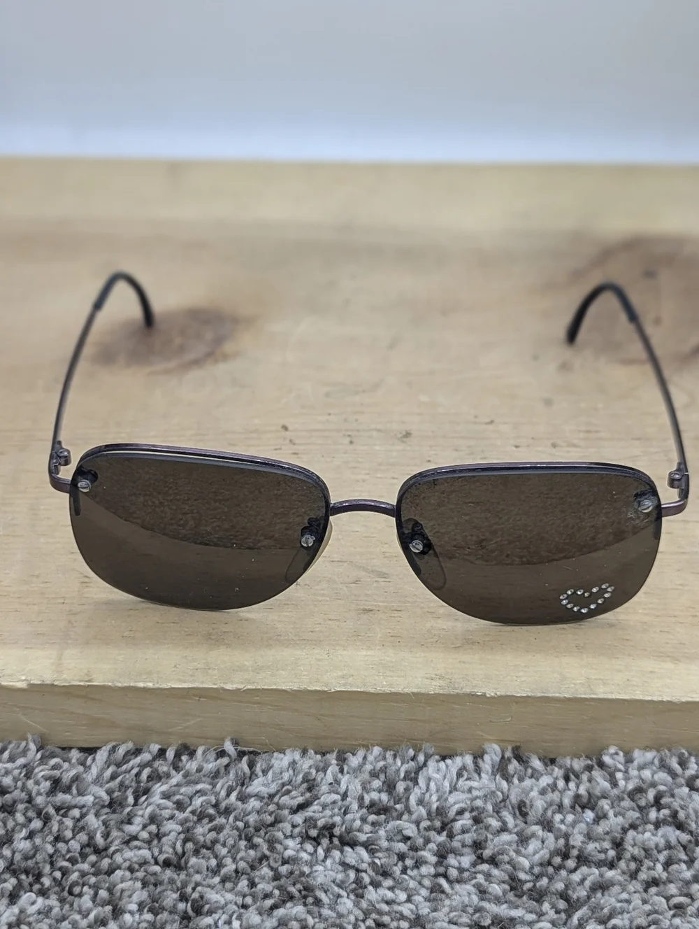 Chloe 19x Women's Sunglass/Eyeglass ***FRAMES ONLY*** Metal Rimmed